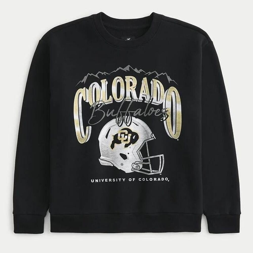 COLORADO BUFFALOES x Hollister x Blue 84 Crewneck Size Medium